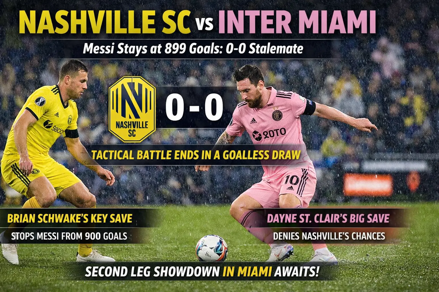 Nashville SC vs Inter Miami Ends in a Goalless Match