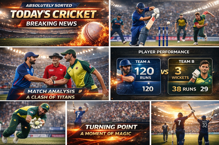 Absolutely Sorted: Today's Cricket Breaking News