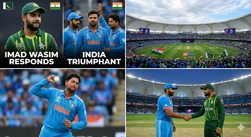 'India bigger than Pakistan': Imad Wasim slams critics downplaying T20 World Cup triumph