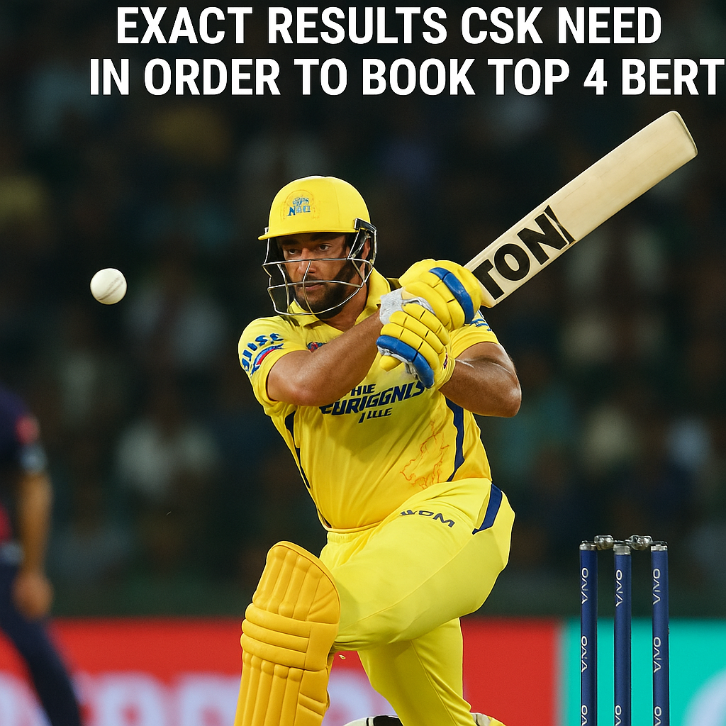 IPL 2026 Playoffs: Exact Results CSK Need In Order To Book Top 4 Berth