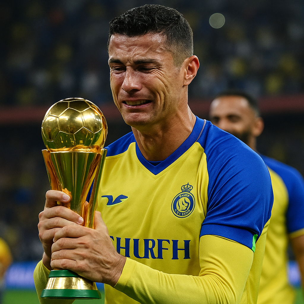 Cristiano Ronaldo in tears after finally conquering Saudi Arabia; Al Nassr end title wait