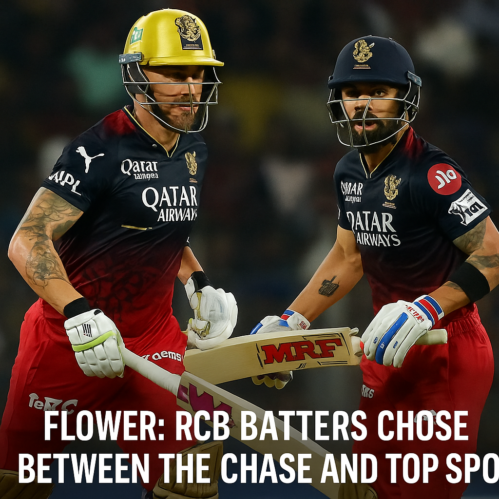 Flower: RCB batters chose between the chase and top spot